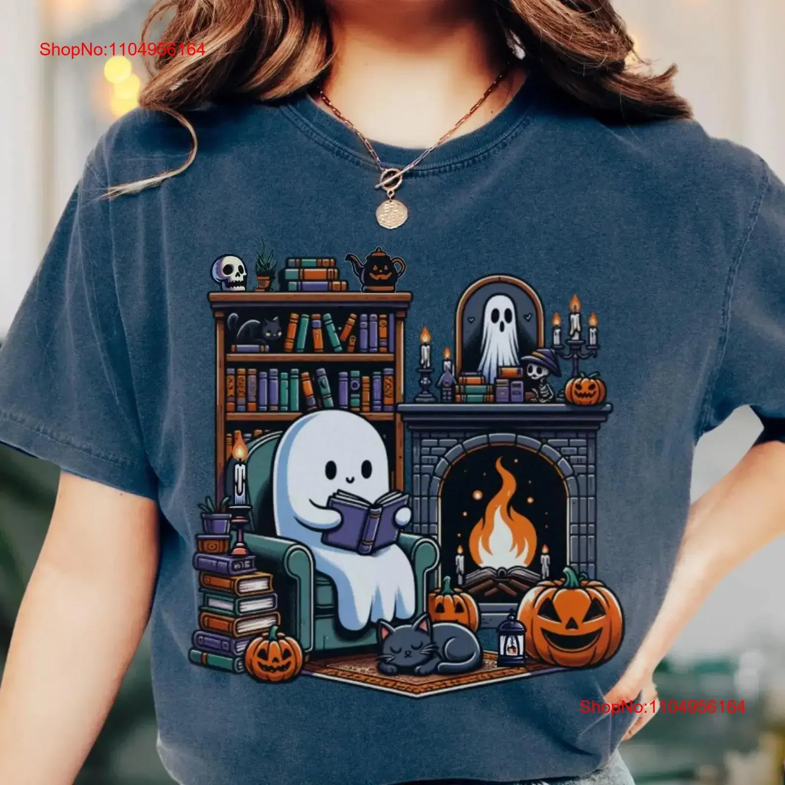 Ghost Reading Books T Shirt Halloween Bookish Spooky Season Book Teacher Story Reader vintage Washed Stylish Soft Slightly
Ghost Reading Books T Shirt Halloween Bookish Spooky Season Book Teacher Story Reader vintage Washed Stylish Soft Slightly
