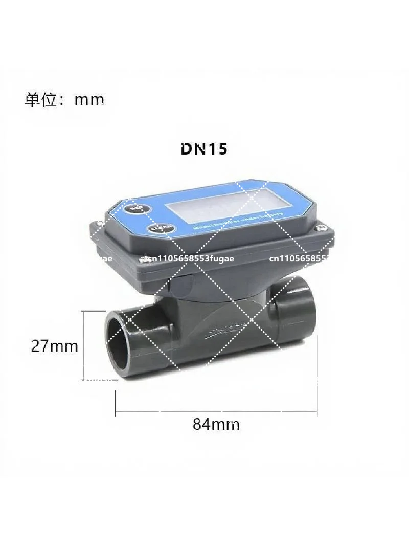 DN15-DN80 Digital Turbine Flow Meter LCD Display Flowmeter PVC Pipe Liquid Water Farm Garden Irrigation
DN15-DN80 Digital Turbine Flow Meter LCD Display Flowmeter PVC Pipe Liquid Water Farm Garden Irrigation