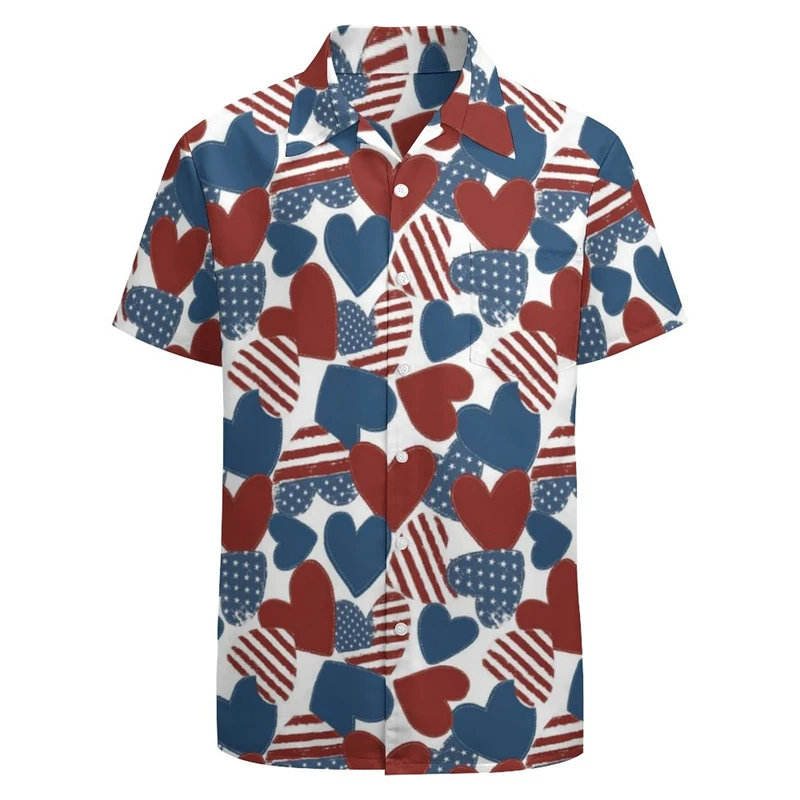 Love Stripes Pattern 3d Printed Shirt For Men's Clothing Casual Fashion Shirts Tops Street Style Short Sleeves Lapel Blouse
Love Stripes Pattern 3d Printed Shirt For Men's Clothing Casual Fashion Shirts Tops Street Style Short Sleeves Lapel Blouse