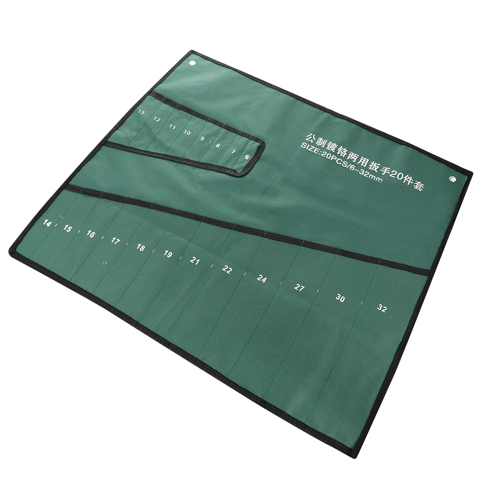 20pcs Durable Canvas Tool Bag Multifunctional Portable Wrench Organizer Pouch With Tie Straps Fold Down Flap Roll Up Design
20pcs Durable Canvas Tool Bag Multifunctional Portable Wrench Organizer Pouch With Tie Straps Fold Down Flap Roll Up Design