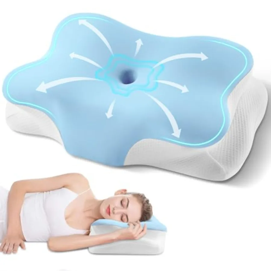 Cervical Neck Pillow Ergonomic Side Sleeper Pillow for Neck Support Cooling Memory Foam Pillows for Sleeping Contour Orthopedic
Cervical Neck Pillow Ergonomic Side Sleeper Pillow for Neck Support Cooling Memory Foam Pillows for Sleeping Contour Orthopedic