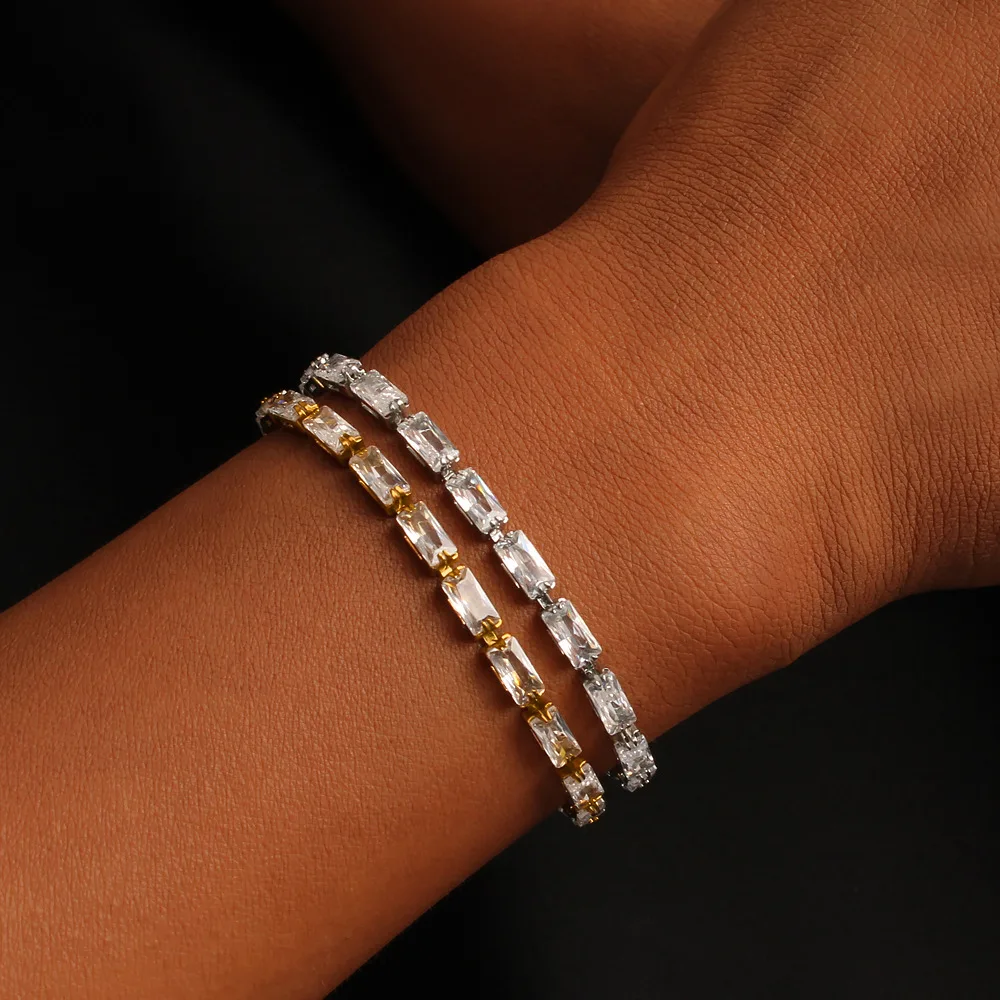 DIY accessories Guangdong decoration elegant and generous 3mm zircon row diamond bracelet titanium steel 18K gold light luxury n
DIY accessories Guangdong decoration elegant and generous 3mm zircon row diamond bracelet titanium steel 18K gold light luxury n