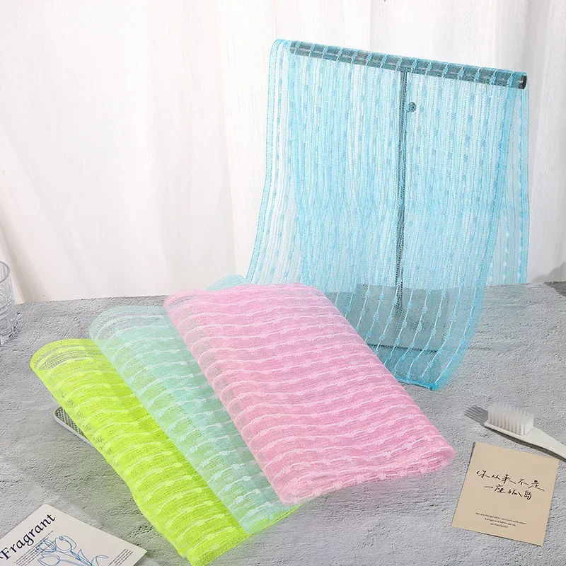 1pc Long Nylon Shower Towel Body Clean Extended Bath Tool Bubble Bath Scrubber Strip Skin Beauty Exfoliating Washcloth Sponge
1pc Long Nylon Shower Towel Body Clean Extended Bath Tool Bubble Bath Scrubber Strip Skin Beauty Exfoliating Washcloth Sponge