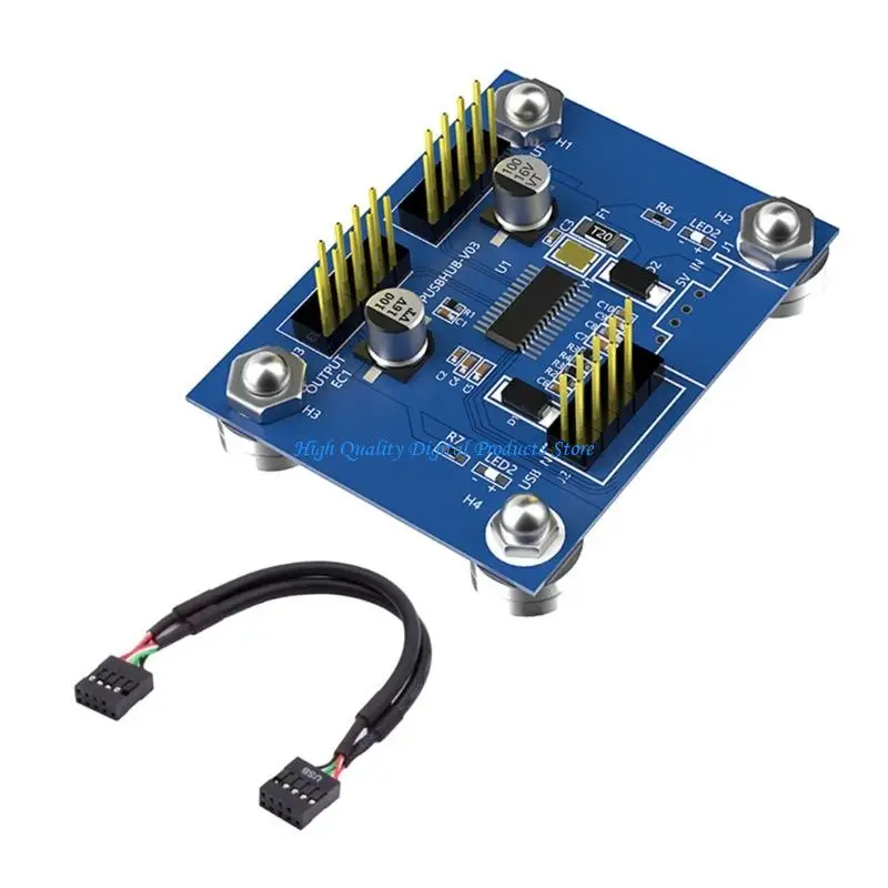 U2JE 9Pin USB Splitter Expansion Card 1 to 2 USB2.0 9-Pin Extension Adapter Board
U2JE 9Pin USB Splitter Expansion Card 1 to 2 USB2.0 9-Pin Extension Adapter Board