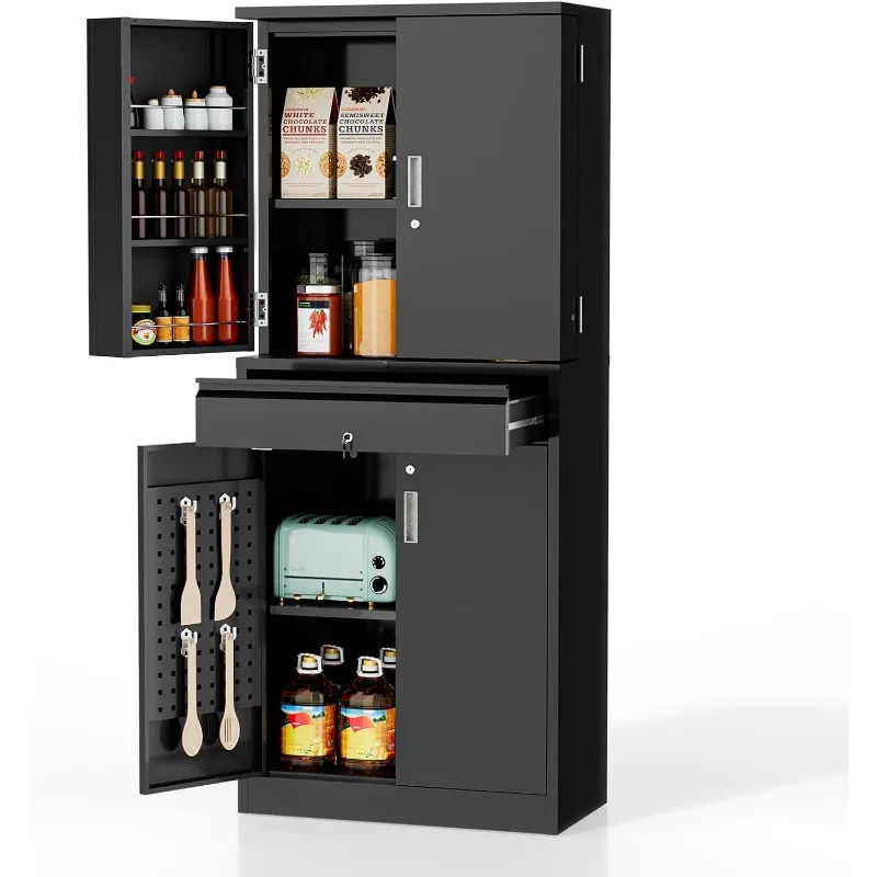 Heavy Duty Metal Storage Cabinet with Lock, Drawer & Adjustable Shelves New
Heavy Duty Metal Storage Cabinet with Lock, Drawer & Adjustable Shelves New