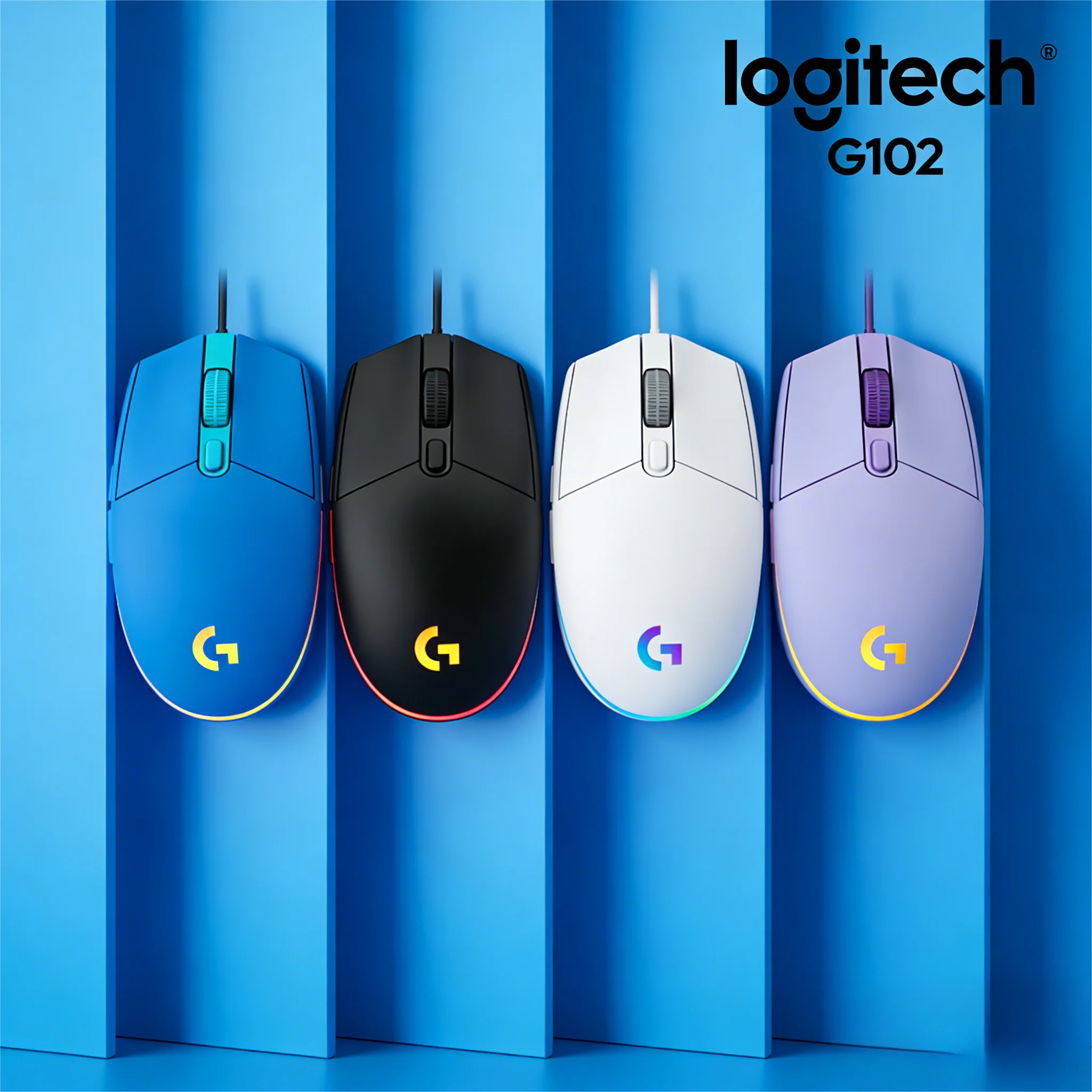 Проводная мышь Logitech G102 RGB, легкая эргономичная ручка, высокая точность для геймеров
Проводная мышь Logitech G102 RGB, легкая эргономичная ручка, высокая точность для геймеров