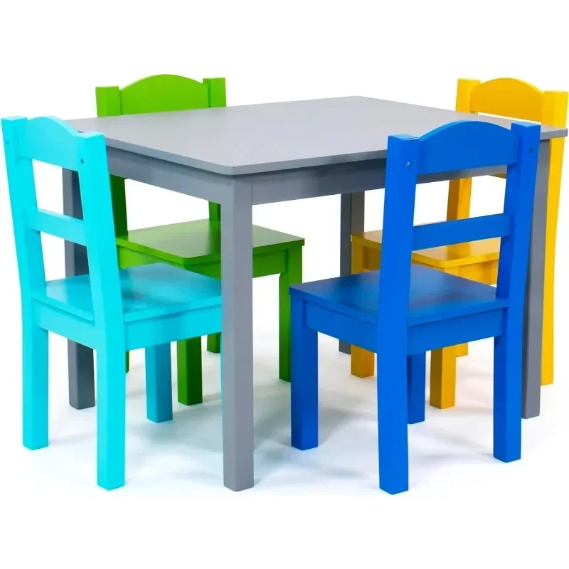 #For children desk and chair set ,Humble Crew Collection Kids Wood Table & 4 Chair Set, Natural/Primary&
#For children desk and chair set ,Humble Crew Collection Kids Wood Table & 4 Chair Set, Natural/Primary&