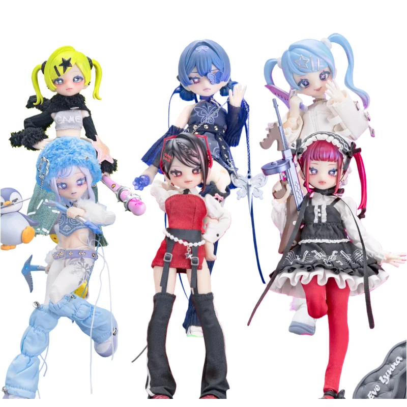Genuine Eve Lynna Double-Faced Killer Series Blind Box Bjd Joint Mobile Doll Kawaii Model Toy Mystery Surprise Ornament Gift Toy
Genuine Eve Lynna Double-Faced Killer Series Blind Box Bjd Joint Mobile Doll Kawaii Model Toy Mystery Surprise Ornament Gift Toy