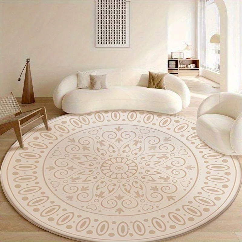 Minimalist Carpets Living Room Decoration Round Carpet Large Area Anti-slip Lounge Rug French Style Rugs for Bedroom
Minimalist Carpets Living Room Decoration Round Carpet Large Area Anti-slip Lounge Rug French Style Rugs for Bedroom