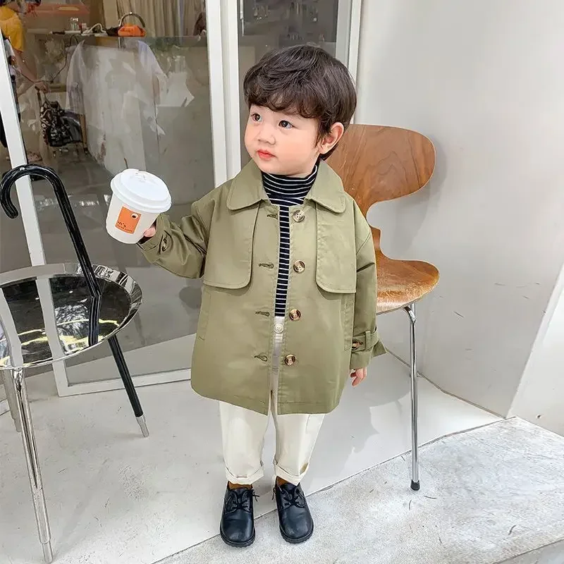 Baby Boys New Fashion Long Trench Coats Jackets Kids Casual Elegant Cotton Jackets Overcoats Children Clothes
Baby Boys New Fashion Long Trench Coats Jackets Kids Casual Elegant Cotton Jackets Overcoats Children Clothes