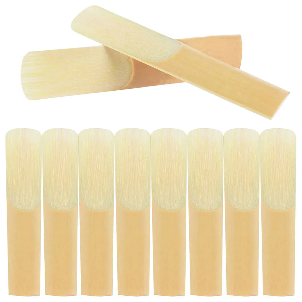 10pcs Saxophone Reeds Premium Handmade Soprano Sax Reeds Replacement 2.5 Compact Professional Reed For Tenor
10pcs Saxophone Reeds Premium Handmade Soprano Sax Reeds Replacement 2.5 Compact Professional Reed For Tenor