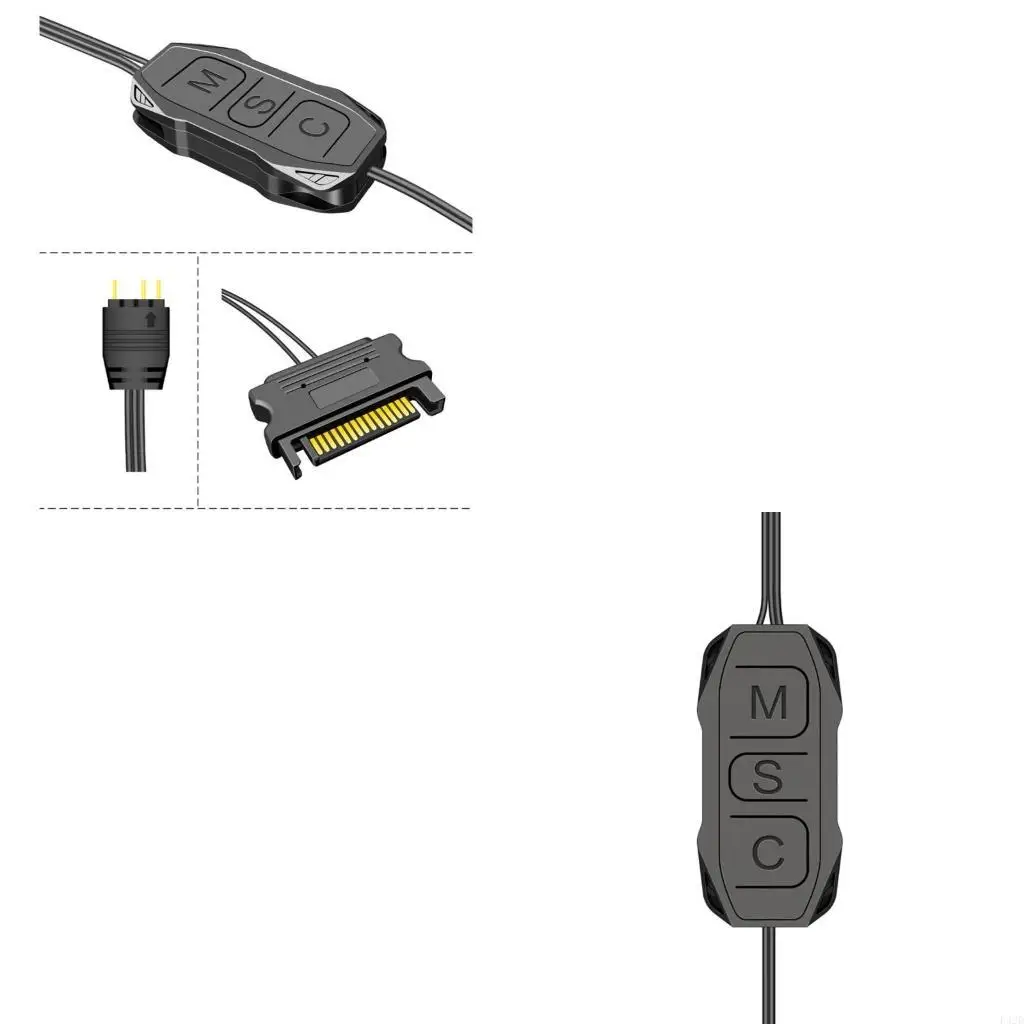 F42D Power Supply 5V 3Pin RGB ARGB Controller Adapter For Computer PC for Case LED Stripe Fans Water Cooling Accessories
F42D Power Supply 5V 3Pin RGB ARGB Controller Adapter For Computer PC for Case LED Stripe Fans Water Cooling Accessories