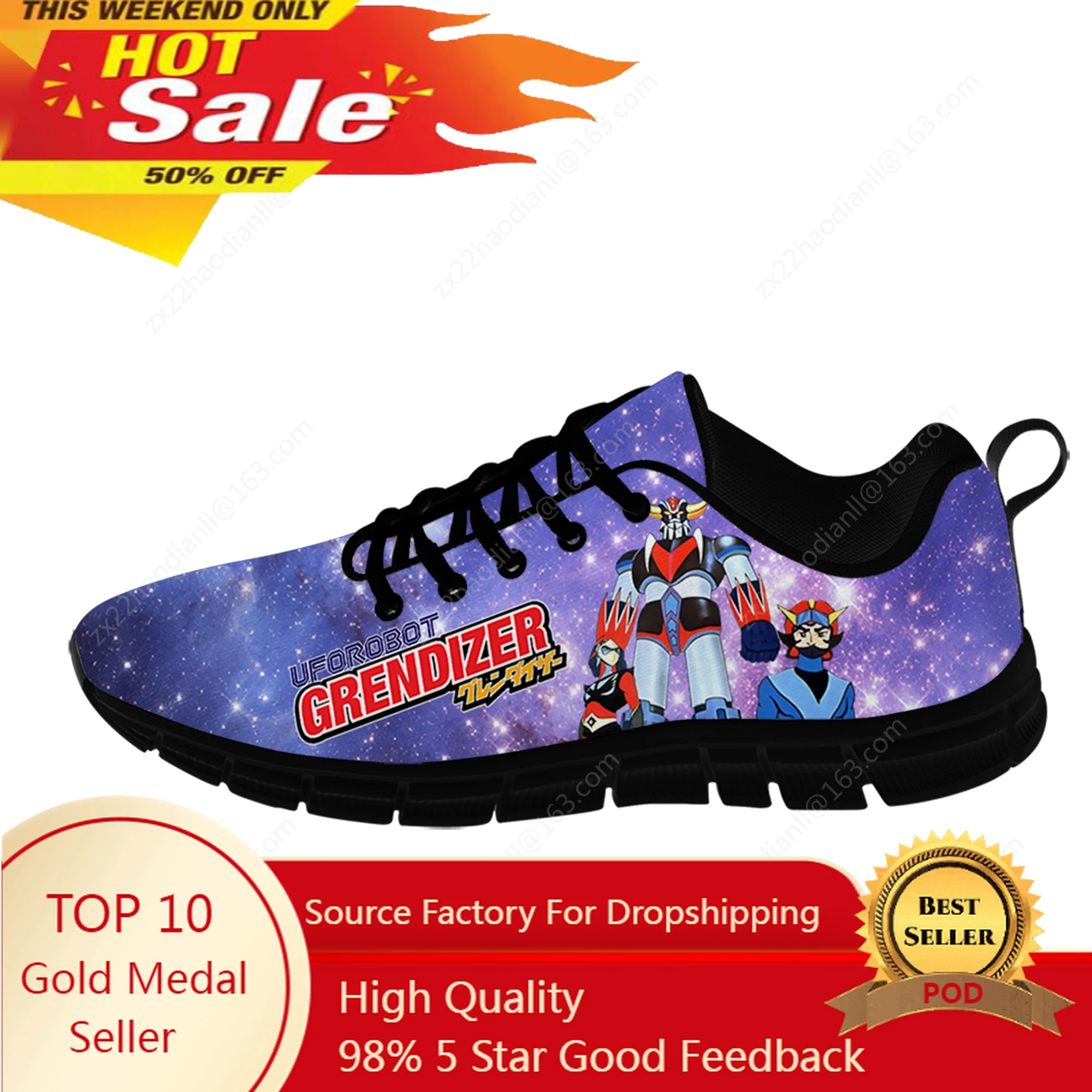 Japanese Anime UFO Robot Grendizer Sneakers Mens Womens Teenager Casual Cloth Shoes Canvas 3D print Cosplay Lightweight shoe
Japanese Anime UFO Robot Grendizer Sneakers Mens Womens Teenager Casual Cloth Shoes Canvas 3D print Cosplay Lightweight shoe