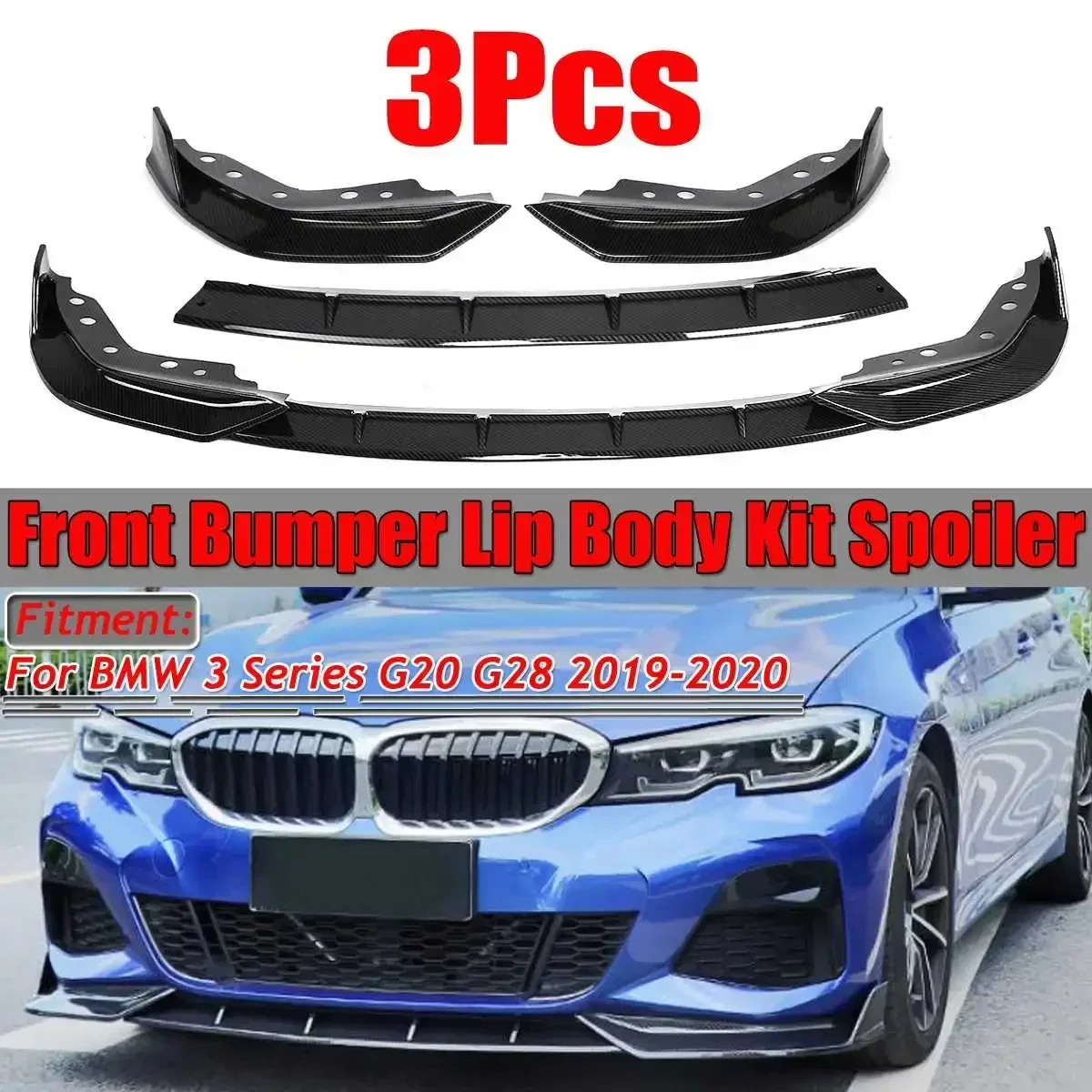 G20 G28 Car Front Bumper Spoiler Lip Chin Splitter Diffuser Guard Protection For BMW G20 G28 2019-2020 Car Styling Body Kit
G20 G28 Car Front Bumper Spoiler Lip Chin Splitter Diffuser Guard Protection For BMW G20 G28 2019-2020 Car Styling Body Kit