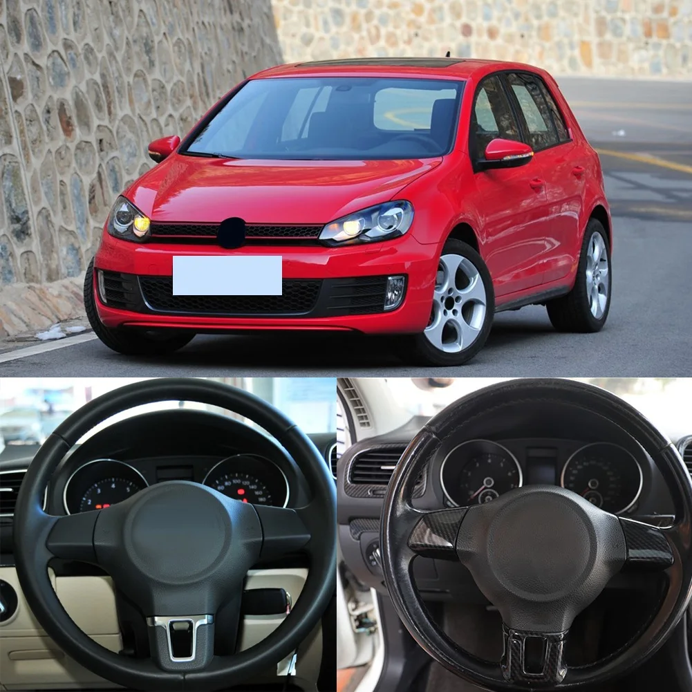 Durable-3Pcs Carbon Fiber Steering Wheel Switch Cover Panel Trim For Golf 6 MK6 - 2008-2012 Decoration Accessories
Durable-3Pcs Carbon Fiber Steering Wheel Switch Cover Panel Trim For Golf 6 MK6 - 2008-2012 Decoration Accessories