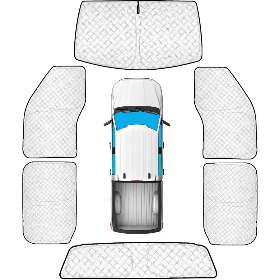 6pcs Thicken Full Window Sun Shades for F150 4Door 20212025 Accessories UV Block and Blackout Privacy Car Window Covers for Wi
6pcs Thicken Full Window Sun Shades for F150 4Door 20212025 Accessories UV Block and Blackout Privacy Car Window Covers for Wi