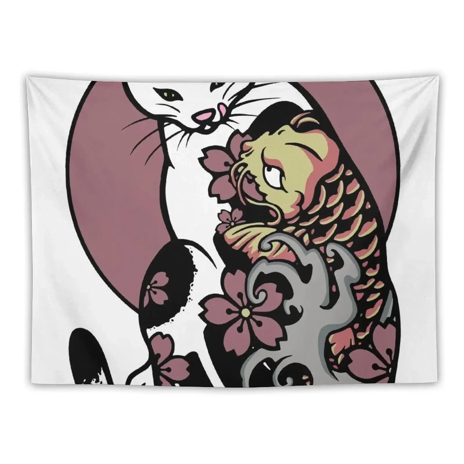 Monmon cat - Cat with japanese tattoo -Ko Fish Tapestry Home Decoration Accessories Bedroom Decor Decorative Wall Tapestry
Monmon cat - Cat with japanese tattoo -Ko Fish Tapestry Home Decoration Accessories Bedroom Decor Decorative Wall Tapestry