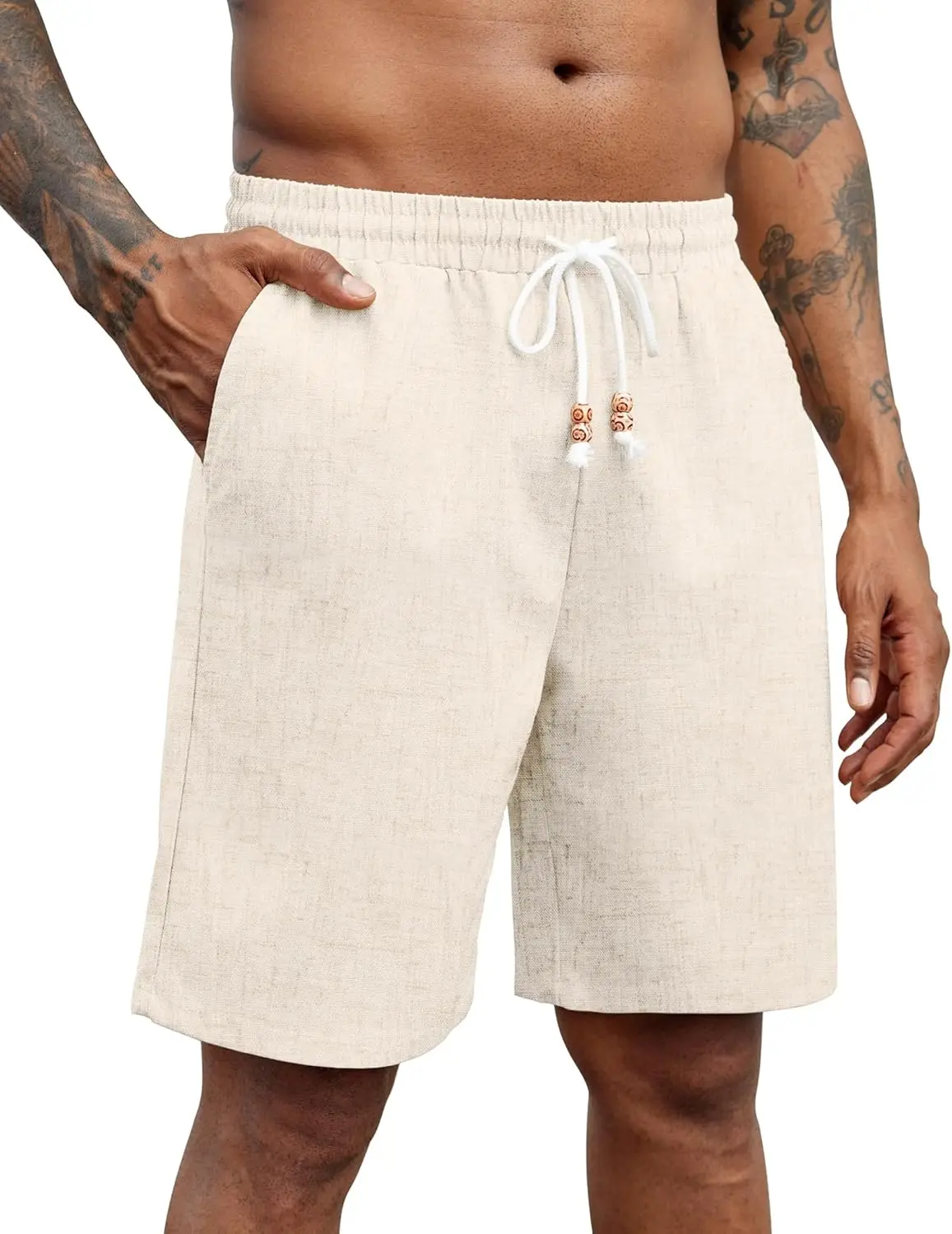 Mens Linen Shorts Casual Drawstring Elastic Waist Lightweight Summer Vacation Beach Shorts
Mens Linen Shorts Casual Drawstring Elastic Waist Lightweight Summer Vacation Beach Shorts