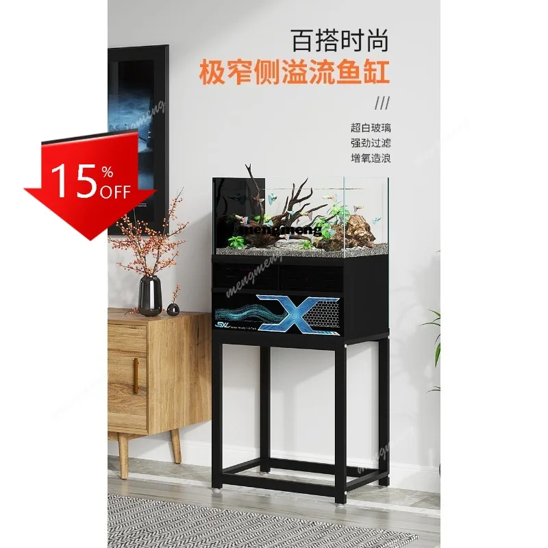 R134 2026 new bottom filter integrated living room small fish tank desktop ultra-white glass water-free ecological stream tank
R134 2026 new bottom filter integrated living room small fish tank desktop ultra-white glass water-free ecological stream tank