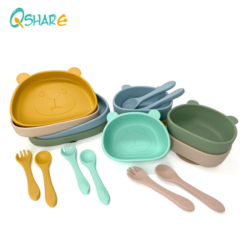 3pcs Silicone Dishes for Baby Stuff Feeding Set Tableware Dishes Plate Bowl BPA Free Cartoon Bear Baby Items Food Accessories
3pcs Silicone Dishes for Baby Stuff Feeding Set Tableware Dishes Plate Bowl BPA Free Cartoon Bear Baby Items Food Accessories