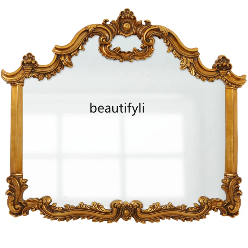 European Style Vintage Engraving Hallway Mirror Bathroom Bathroom Mirror Wall Hanging Art Dressing Mirror
European Style Vintage Engraving Hallway Mirror Bathroom Bathroom Mirror Wall Hanging Art Dressing Mirror