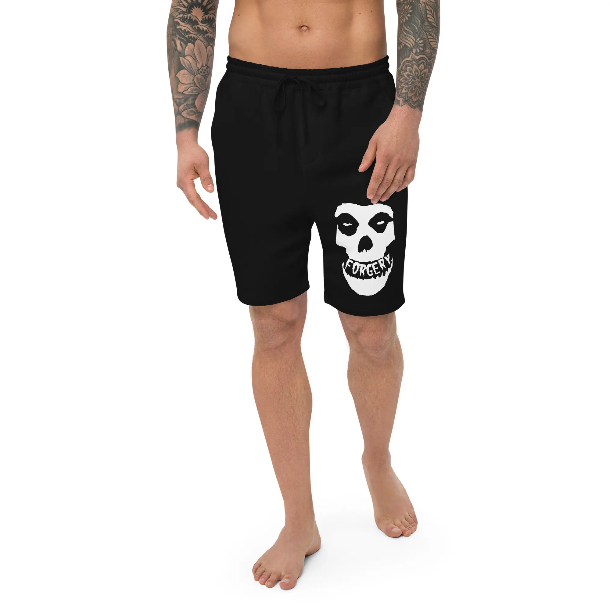 2026 Summer Men's Forgery Fiend Fleece Shorts - White Logo Essential for Trendsetters
2026 Summer Men's Forgery Fiend Fleece Shorts - White Logo Essential for Trendsetters