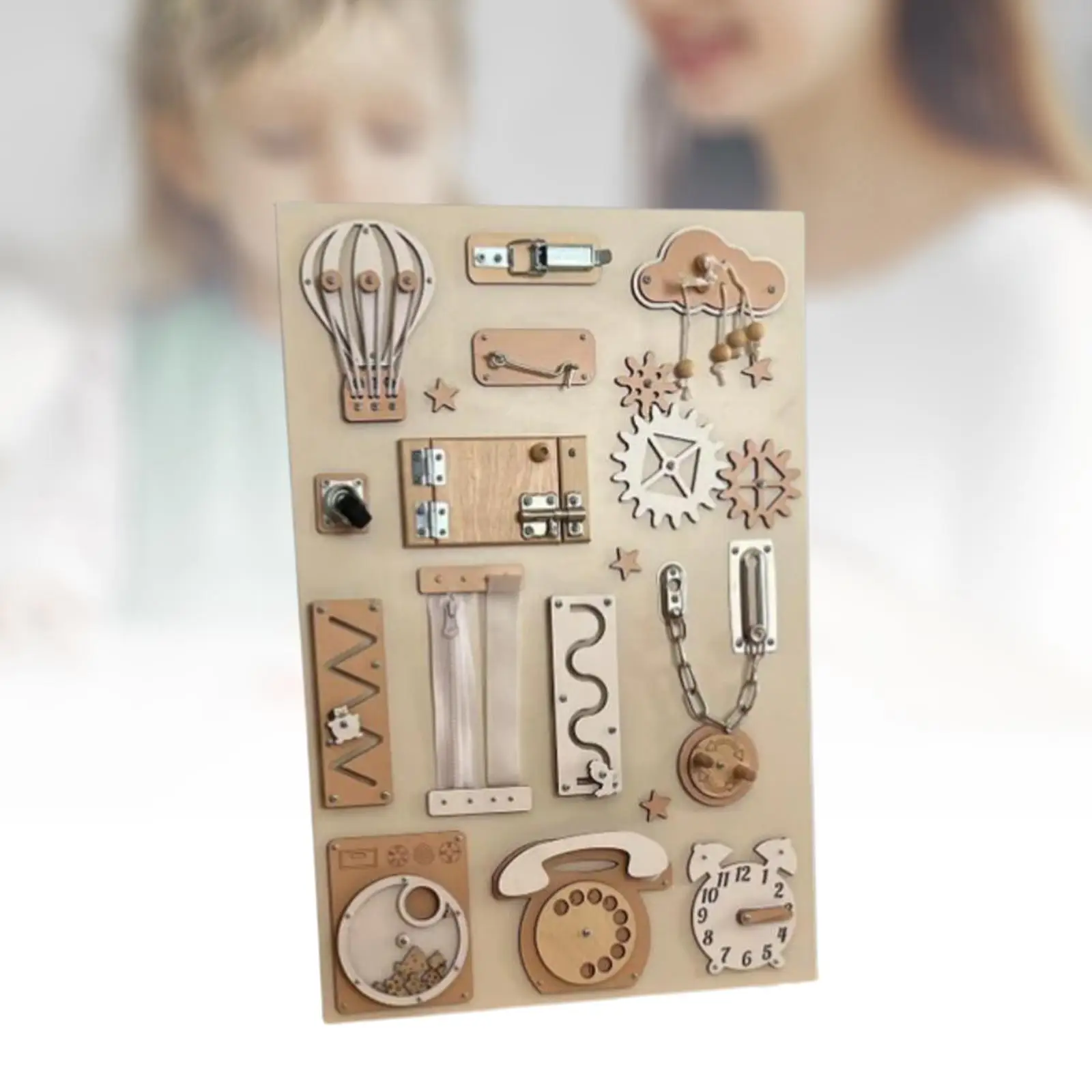 Wood Busy Board Zipper Preschool Learning Educational Learning Activity for Boys Girls Children Kids Birthday Gift Travel Toy
Wood Busy Board Zipper Preschool Learning Educational Learning Activity for Boys Girls Children Kids Birthday Gift Travel Toy