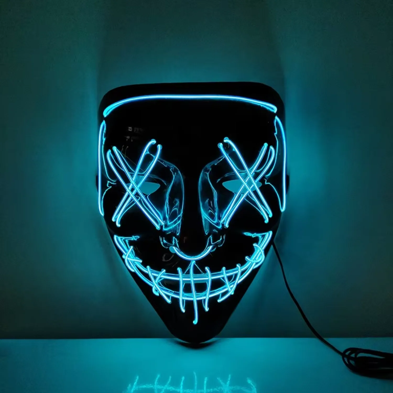 New Arrival Scary V for Vendetta Glowing LED Light Up PVC Halloween Party Mask with Blood Horror Facepiece Kitsune Lion mask
New Arrival Scary V for Vendetta Glowing LED Light Up PVC Halloween Party Mask with Blood Horror Facepiece Kitsune Lion mask