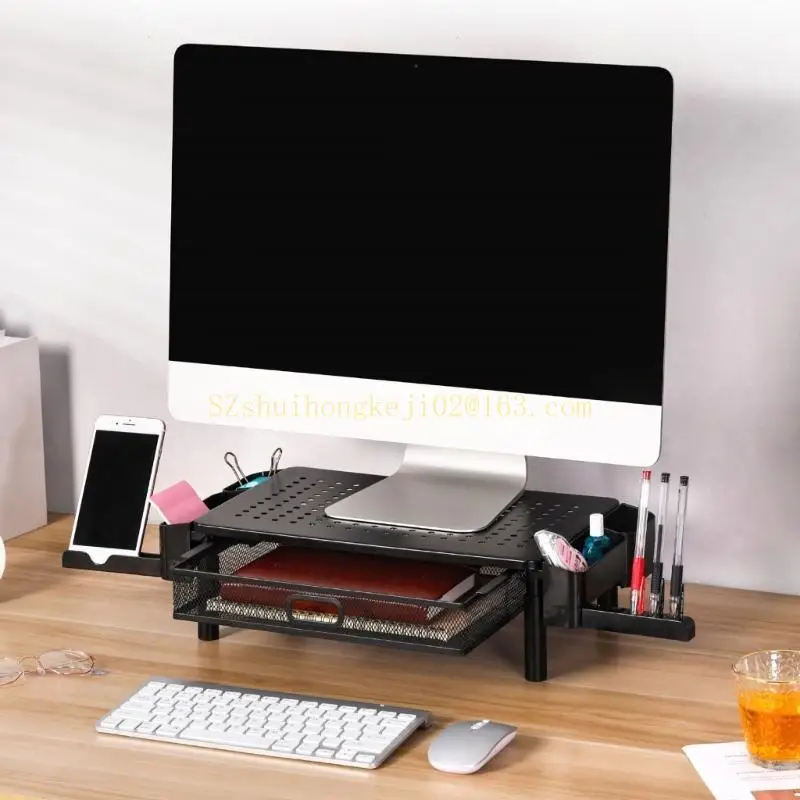 Computer Monitor Stand with Drawer Phone Holder Pen Holder 3 Height Level Metal Screen Stand for Computer Laptop best sale
Computer Monitor Stand with Drawer Phone Holder Pen Holder 3 Height Level Metal Screen Stand for Computer Laptop best sale