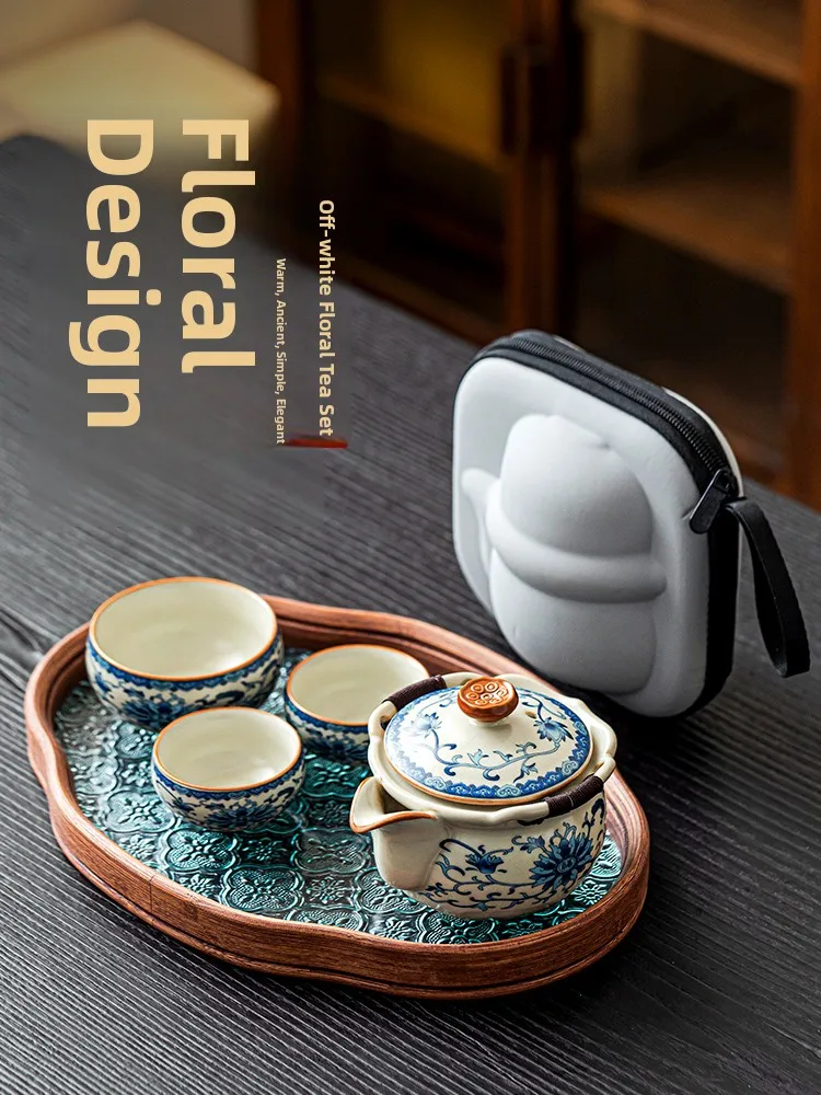 Portable Travel Tea Set Tang Feng Ru Kiln Blue And White New Model Qui Guest Cup High End Tourism Cerc Tea Utensils Set
Portable Travel Tea Set Tang Feng Ru Kiln Blue And White New Model Qui Guest Cup High End Tourism Cerc Tea Utensils Set