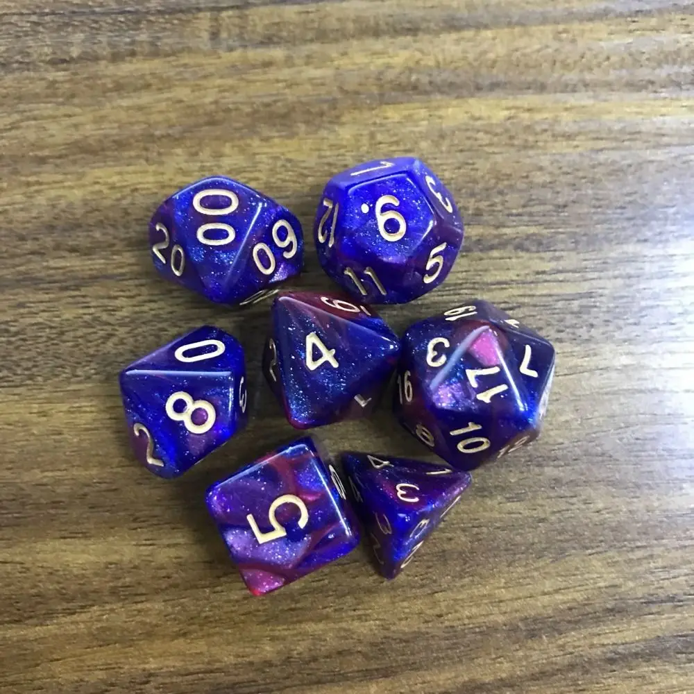 7 шт./компл., подарочные 7 кубиков для TRPG DND DND, игральные кости, настольные игровые кости, многогранные кости
7 шт./компл., подарочные 7 кубиков для TRPG DND DND, игральные кости, настольные игровые кости, многогранные кости