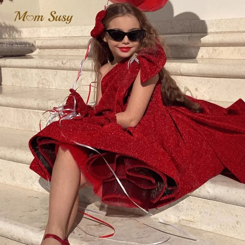 Baby Girl Princess Xmas One Shoulder Dress Infant Toddler Teen Red Sequins Vestido Party Christmas New Year Baby Clothes 1-12Y
Baby Girl Princess Xmas One Shoulder Dress Infant Toddler Teen Red Sequins Vestido Party Christmas New Year Baby Clothes 1-12Y