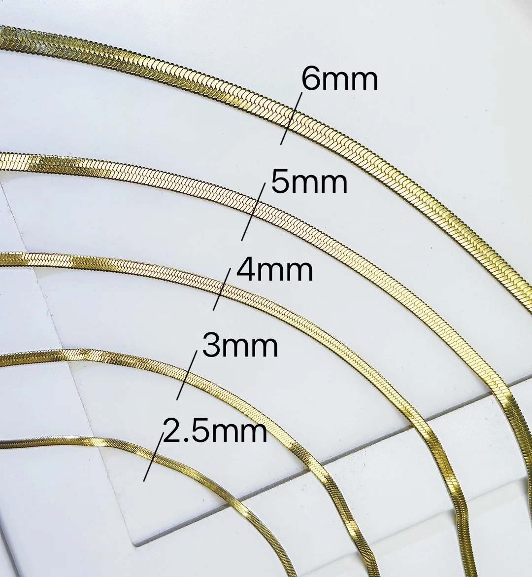 Stainless Steel Snake Chain Necklace for Women Men Gold Color Herringbone Choker Neck Chains 2026 Trend Jewelry Gift Hot
Stainless Steel Snake Chain Necklace for Women Men Gold Color Herringbone Choker Neck Chains 2026 Trend Jewelry Gift Hot