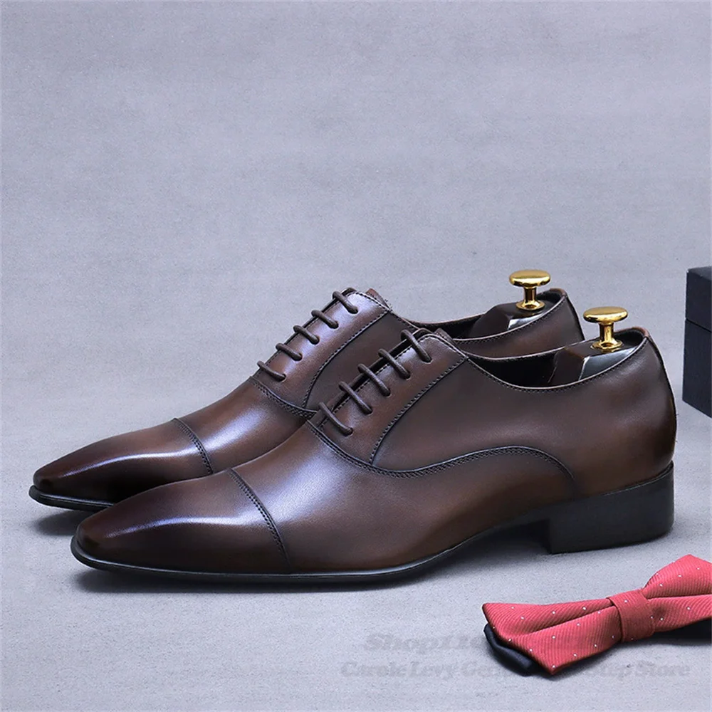 Men Oxford Leather Shoes New Business Suit Cowhide Genuine Leather Retro Sqaure Toe Lace Up Eleagnt Casual Formal Dress Shoes
Men Oxford Leather Shoes New Business Suit Cowhide Genuine Leather Retro Sqaure Toe Lace Up Eleagnt Casual Formal Dress Shoes