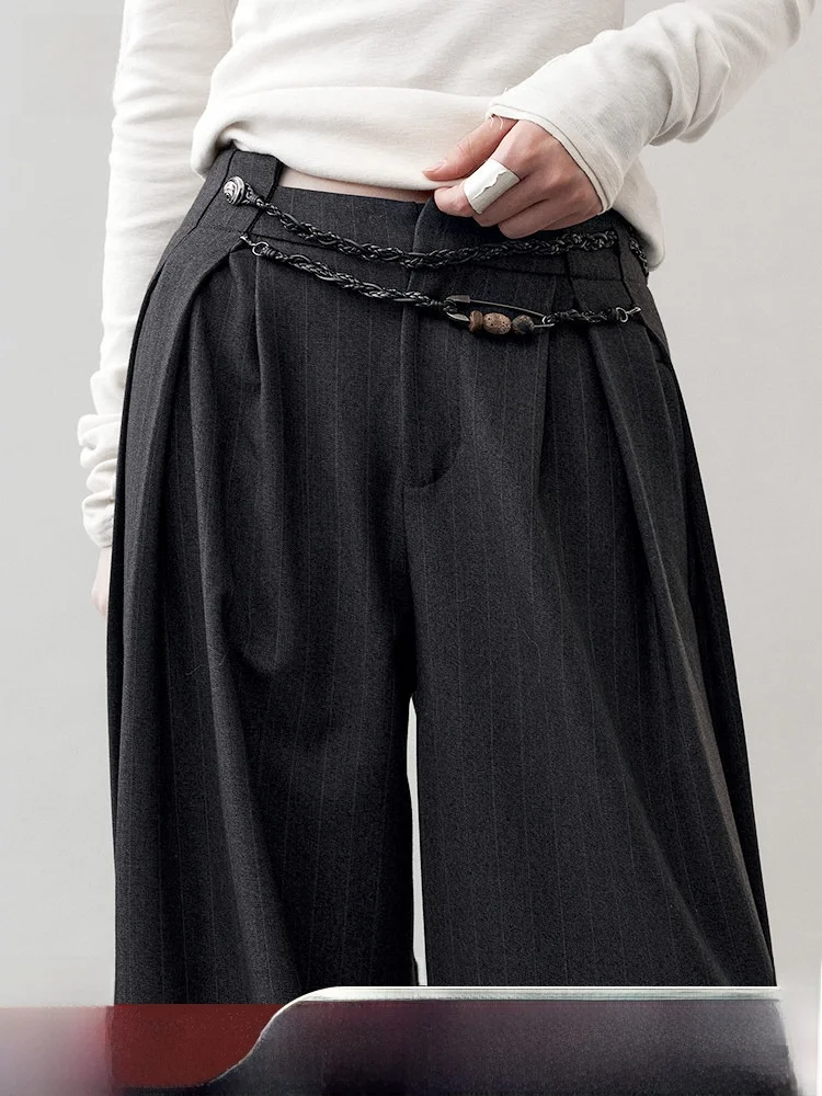 Ele Women's Wide Leg Formal Pants Layered Waist Design Deconstructed Sle Commute Faion Polyester Fiber Long Trousers
Ele Women's Wide Leg Formal Pants Layered Waist Design Deconstructed Sle Commute Faion Polyester Fiber Long Trousers