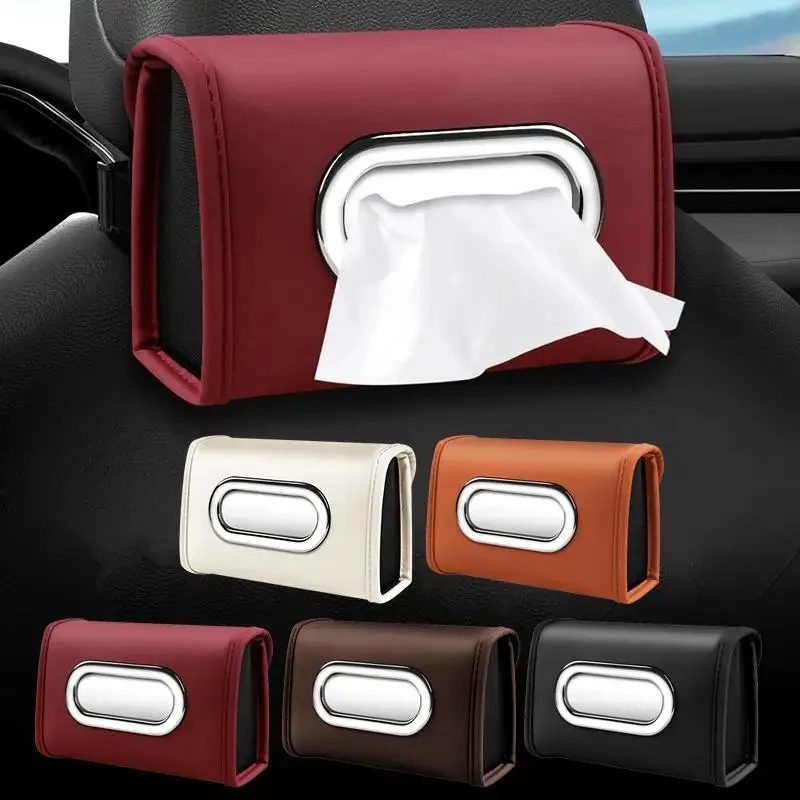 PU Leather Car Tissue Box Holder – Hanging Multi-Functional Napkin Organizer for Center Console & Armrest
PU Leather Car Tissue Box Holder – Hanging Multi-Functional Napkin Organizer for Center Console & Armrest