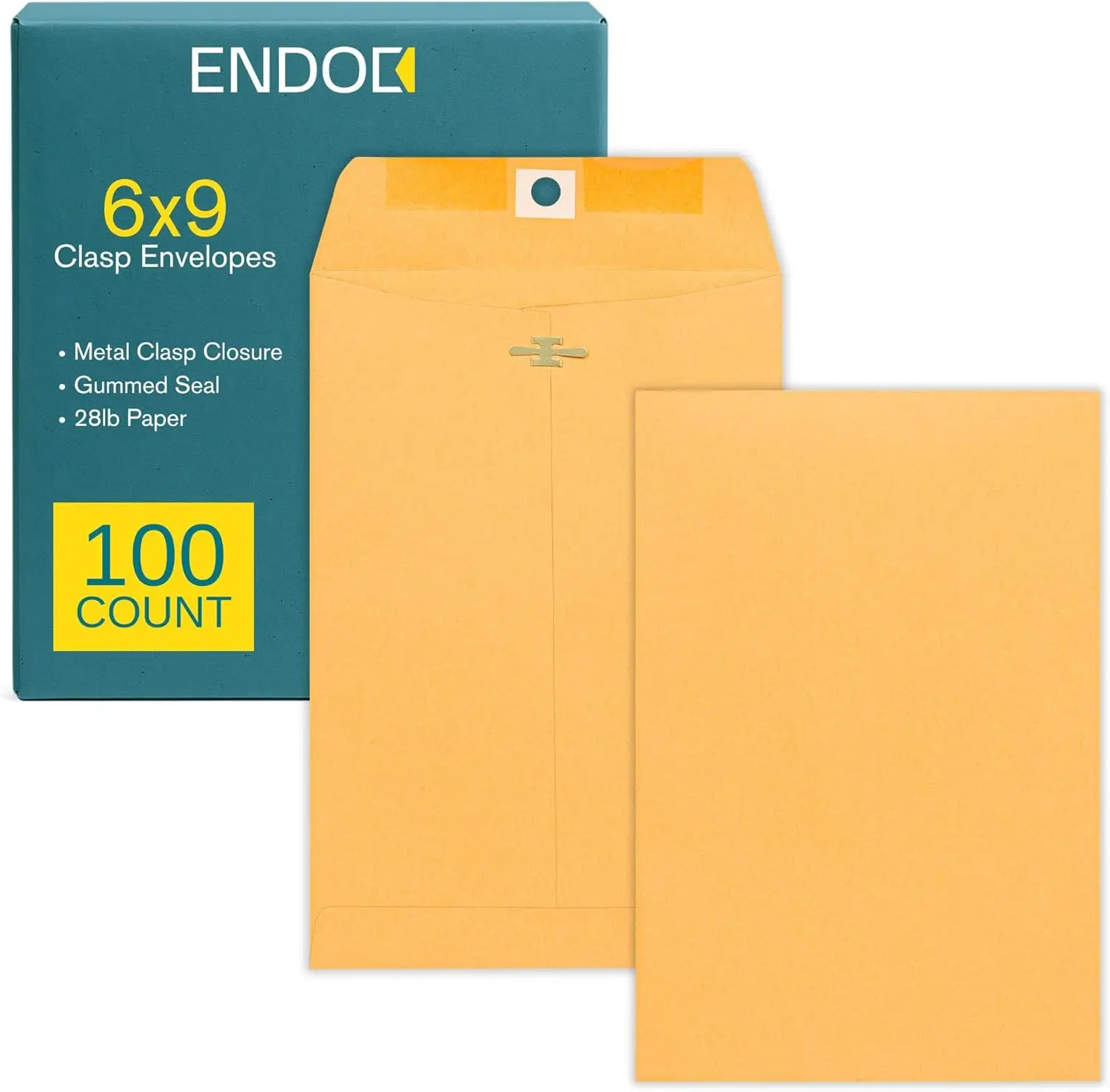 6x9 Clasp Envelopes 100 Pack Brown Kraft Catalog Envelopes with Clasp Closure and Gummed Seal for Home Office Business Mailing
6x9 Clasp Envelopes 100 Pack Brown Kraft Catalog Envelopes with Clasp Closure and Gummed Seal for Home Office Business Mailing