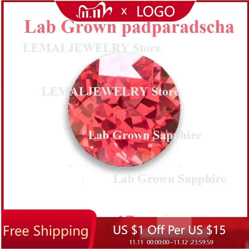 L-Lab Grown Padparadscha Round Shape Fire Lotus Charm Beads for Diy Jewelry Making Pendant Materials Selectable AGL Certificate
L-Lab Grown Padparadscha Round Shape Fire Lotus Charm Beads for Diy Jewelry Making Pendant Materials Selectable AGL Certificate