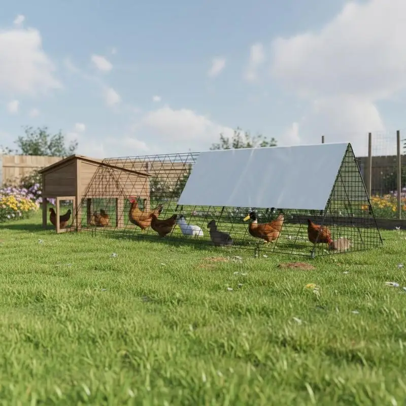Chicken Enclosure 118.1 x 28 x 24.2 inch For Yard Outdoor Run Portable Chicken Shelter Chicken Coop Run Suitable for Chickens Ducks Rabbits
Chicken Enclosure 118.1 x 28 x 24.2 inch For Yard Outdoor Run Portable Chicken Shelter Chicken Coop Run Suitable for Chickens Ducks Rabbits