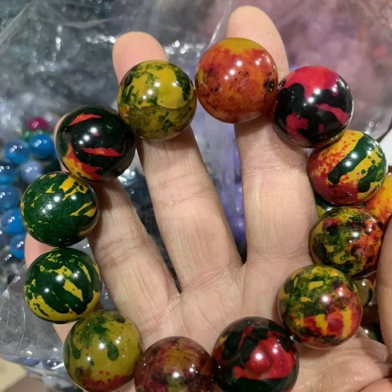 Natural Full Meat Bracelet, Colorful Single-circle Bracelet, Men's and Women's Fashion Models
Natural Full Meat Bracelet, Colorful Single-circle Bracelet, Men's and Women's Fashion Models