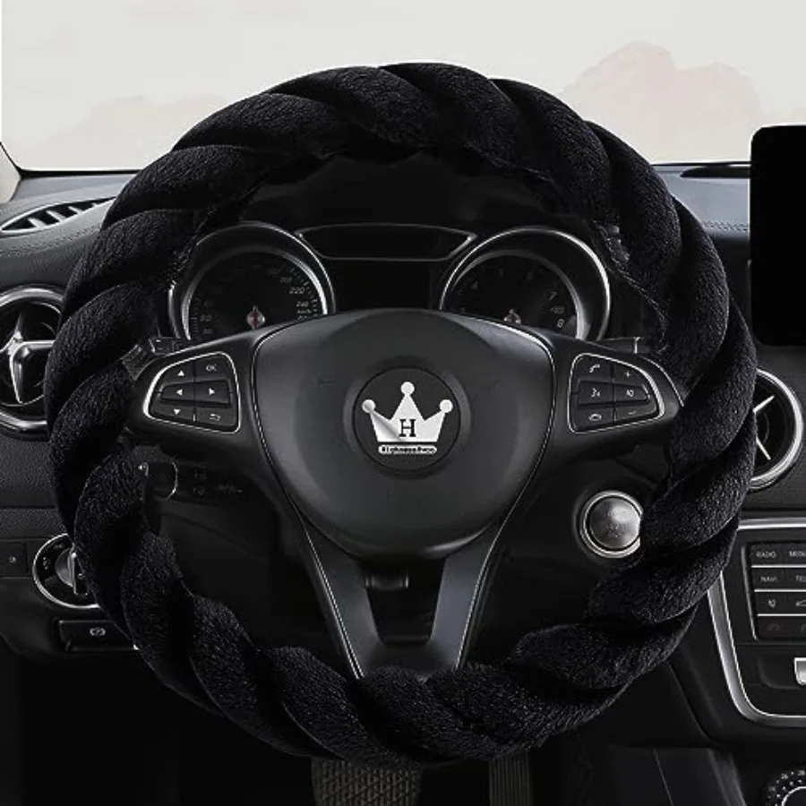 Luxury Fluffy Winter Car Steering Wheel Cover for Women Soft Warm Plush Cute Auto Accessories for Vehicle, Sedan, Universal, Fu
Luxury Fluffy Winter Car Steering Wheel Cover for Women Soft Warm Plush Cute Auto Accessories for Vehicle, Sedan, Universal, Fu
