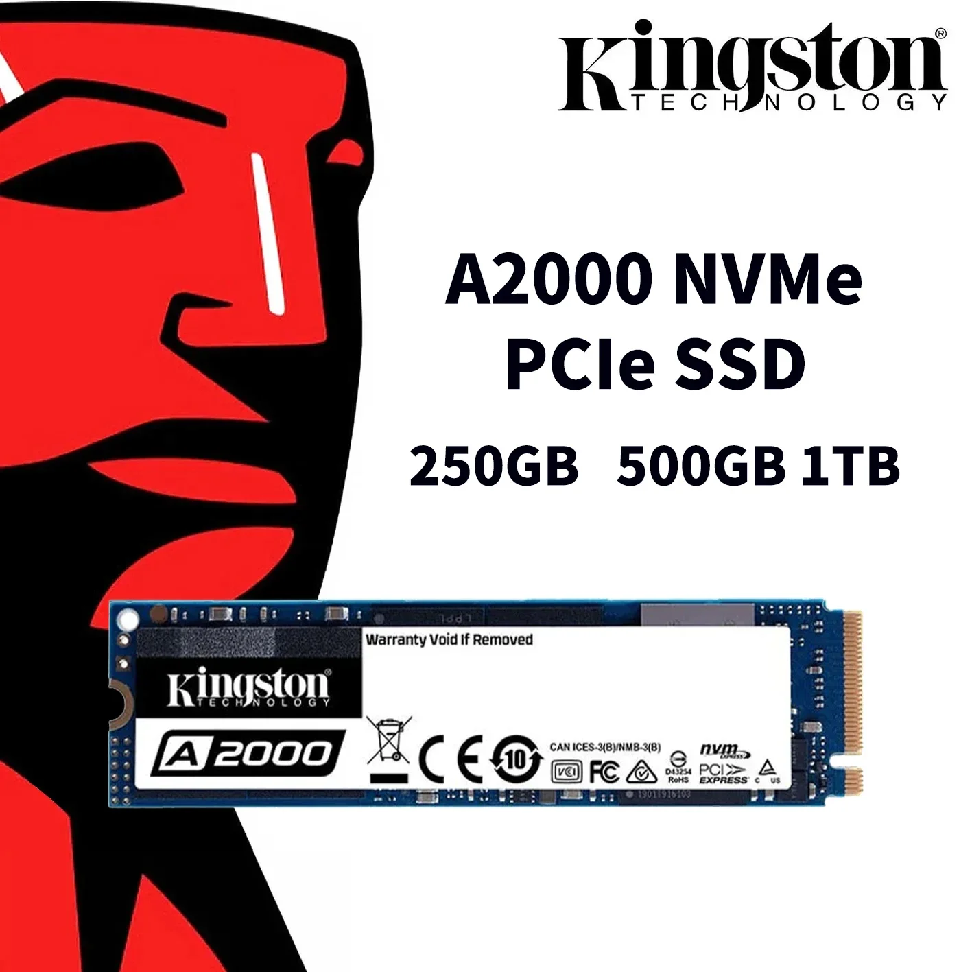 Kingston SSD A2000 NVMe PCIe M.2 2280 250GB 500GB 1TB Internal Solid State Drive Hard Disk For PC Notebook Desktop
Kingston SSD A2000 NVMe PCIe M.2 2280 250GB 500GB 1TB Internal Solid State Drive Hard Disk For PC Notebook Desktop