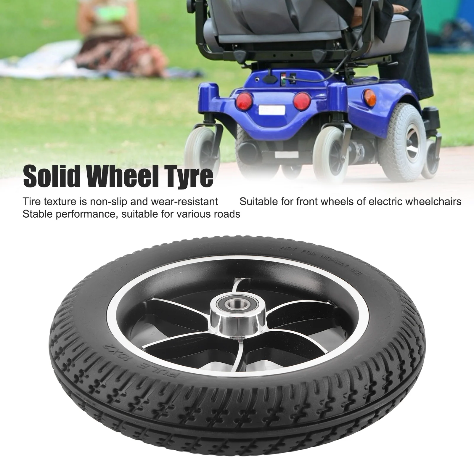 Rubber Solid Inflatable Wheel Inflatable Caster for Electric Front Wheelchair 12mm 6001 Bearing Rubber Inflatable Wheel
Rubber Solid Inflatable Wheel Inflatable Caster for Electric Front Wheelchair 12mm 6001 Bearing Rubber Inflatable Wheel