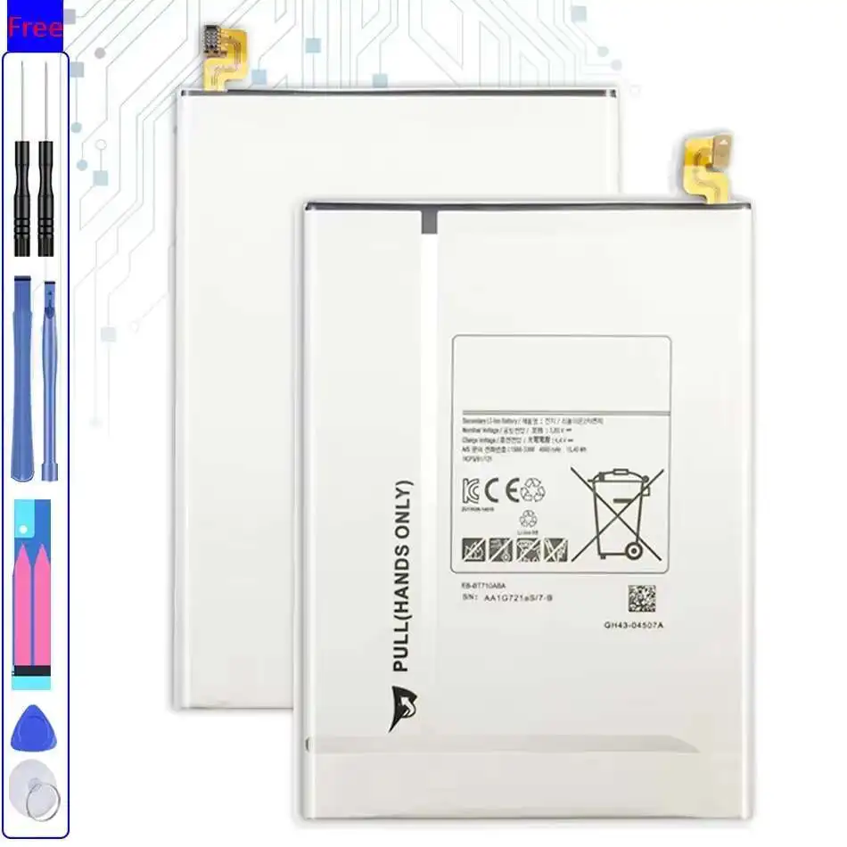 Reliable Replacement Tablet Battery EB-BT710ABE For Samsung Galaxy Tab S2 8.0 SM T710 T715 T715C 4000mAh
Reliable Replacement Tablet Battery EB-BT710ABE For Samsung Galaxy Tab S2 8.0 SM T710 T715 T715C 4000mAh