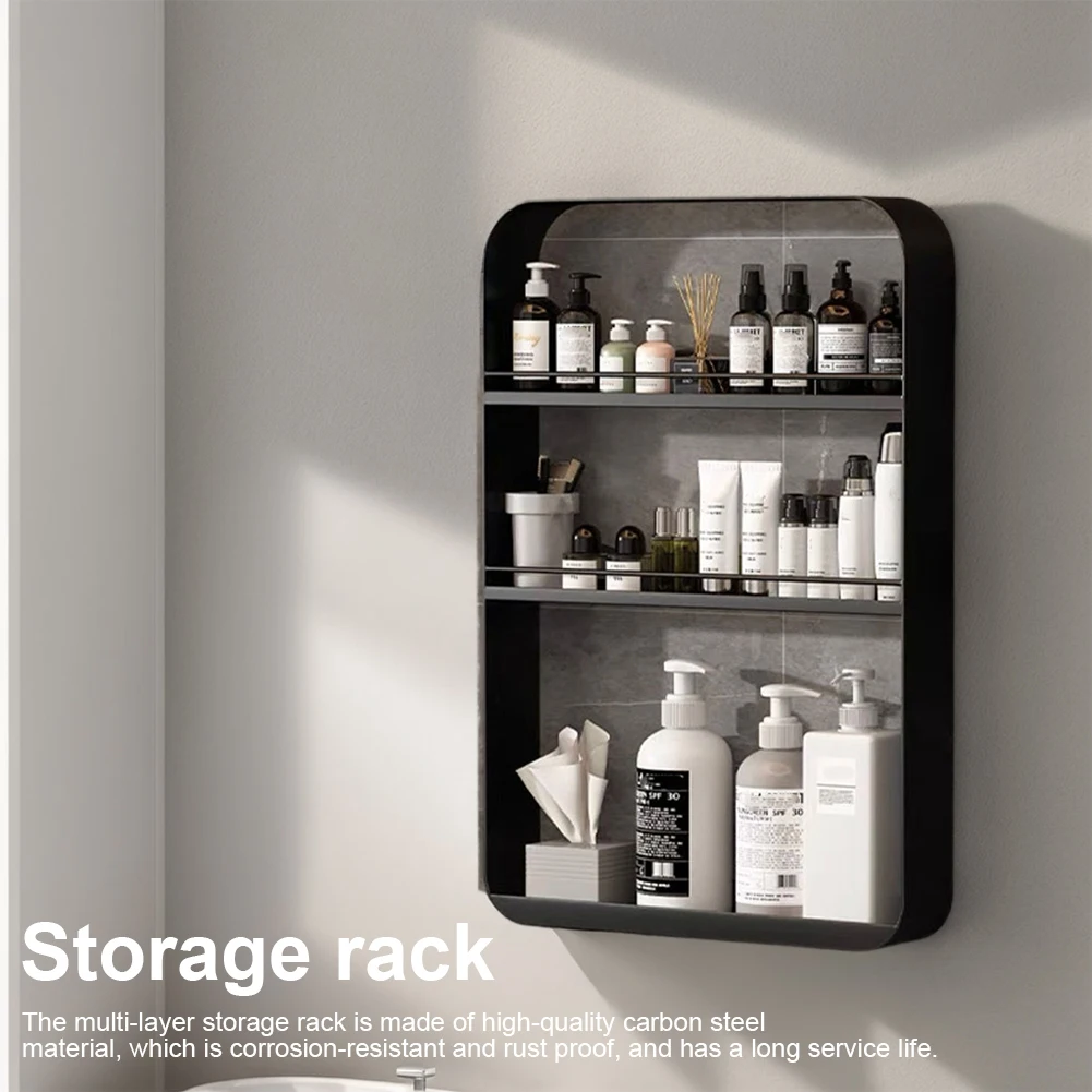 Bathroom Bottles Storage Rack Metal Kitchen Wall-Mounted Utensil Storage Rack Large Capacity Wall-Mounted Spice Rack Organizer
Bathroom Bottles Storage Rack Metal Kitchen Wall-Mounted Utensil Storage Rack Large Capacity Wall-Mounted Spice Rack Organizer