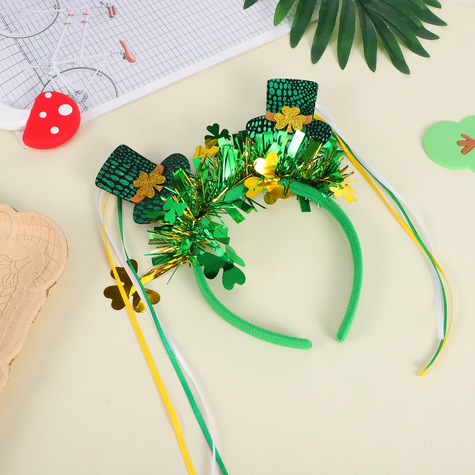 St Patricks Day Hat Irish Headband Holiday Hair Accessories Women Party Favors Festival Green Sequin Elastic Hoop Comfortable
St Patricks Day Hat Irish Headband Holiday Hair Accessories Women Party Favors Festival Green Sequin Elastic Hoop Comfortable