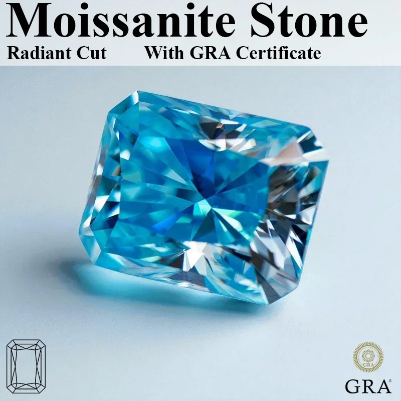 L-радиационная огранка, муассанит, камень цвета аквамарина, выращенный в лаборатории бриллиант для женщин, материалы для изготовления ювелирных изделий с сертификатом 
L-радиационная огранка, муассанит, камень цвета аквамарина, выращенный в лаборатории бриллиант для женщин, материалы для изготовления ювелирных изделий с сертификатом