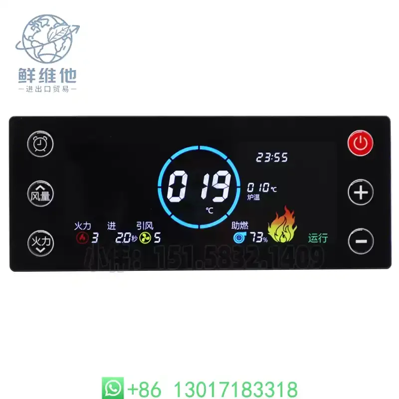 WiFi Enabled IoT Pellet Stove Controller Biomass Fireplace Thermostat Hot Air Water Heater Intelligent Temperature Control
WiFi Enabled IoT Pellet Stove Controller Biomass Fireplace Thermostat Hot Air Water Heater Intelligent Temperature Control