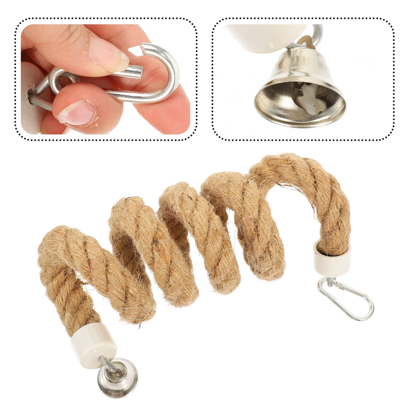 Striped Bass Climbing Rope Toy Travel Rabbit Toys Seagrass Perch Metal Fittings Parakeet for Cage
Striped Bass Climbing Rope Toy Travel Rabbit Toys Seagrass Perch Metal Fittings Parakeet for Cage