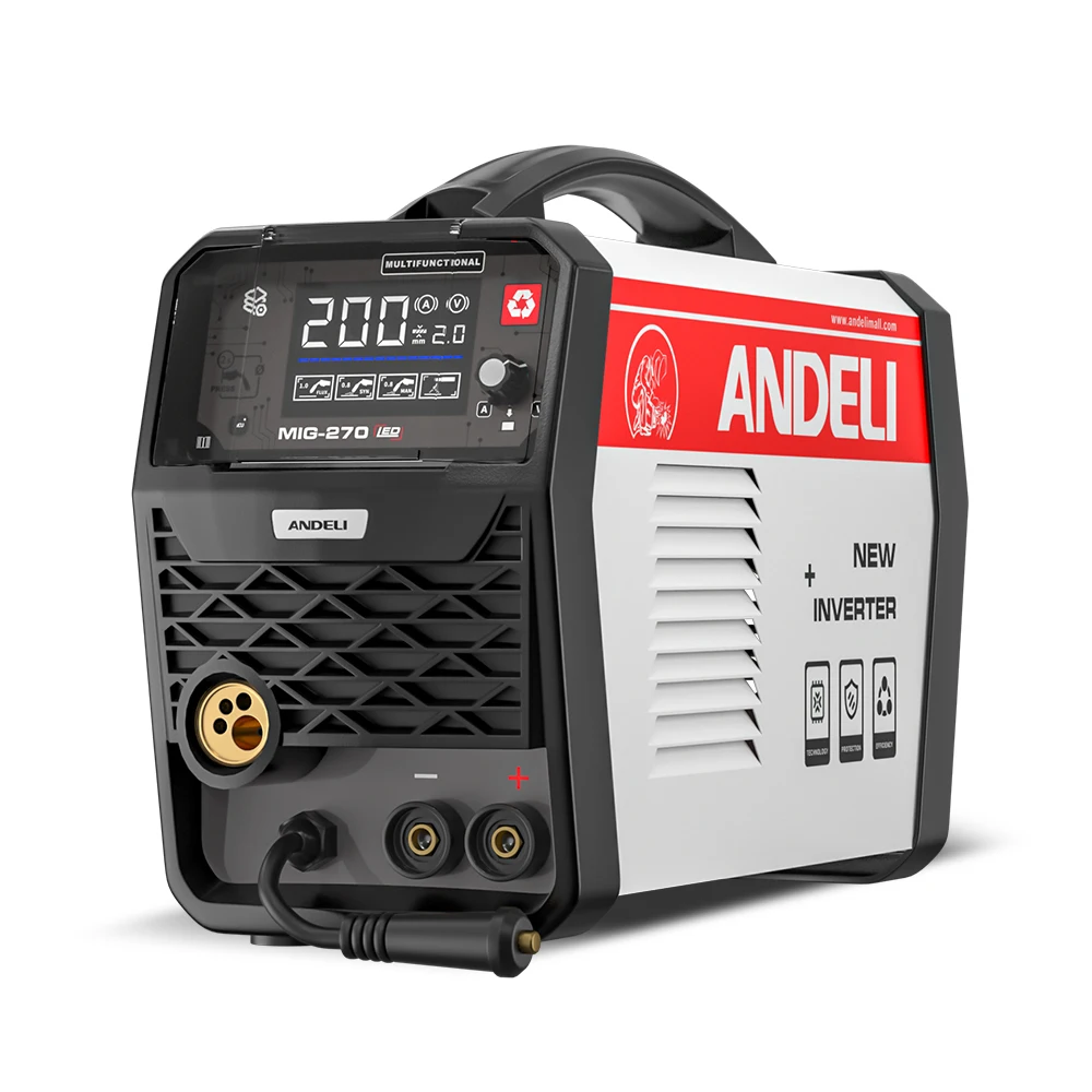 ANDELI MIG-270 4 In 1 110V 220V MULTI PROCESS SYNERGIC WELDER MIG WITH GAS , FLUX MIG LIFT TIG MMA
ANDELI MIG-270 4 In 1 110V 220V MULTI PROCESS SYNERGIC WELDER MIG WITH GAS , FLUX MIG LIFT TIG MMA